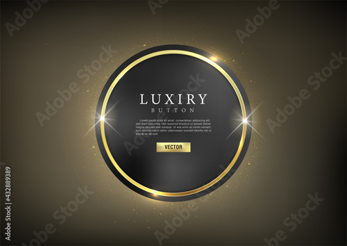 Button set web glossy luxury Gold 3