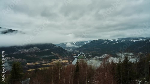 mountains and clouds timelapse