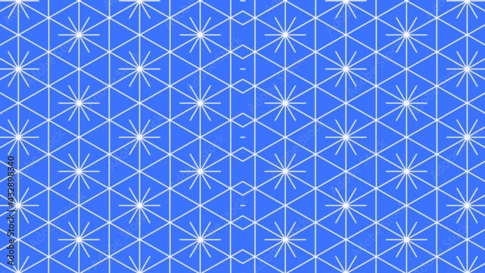 Elegant geometric pattern, seamless looping animated background, beautiful decorative moving ornament Elegant geometric pattern, seamless looping animated background, beautiful decorative moving ornament