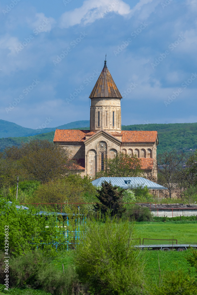 Old orthodox church in the village Samtavisi. Georgia