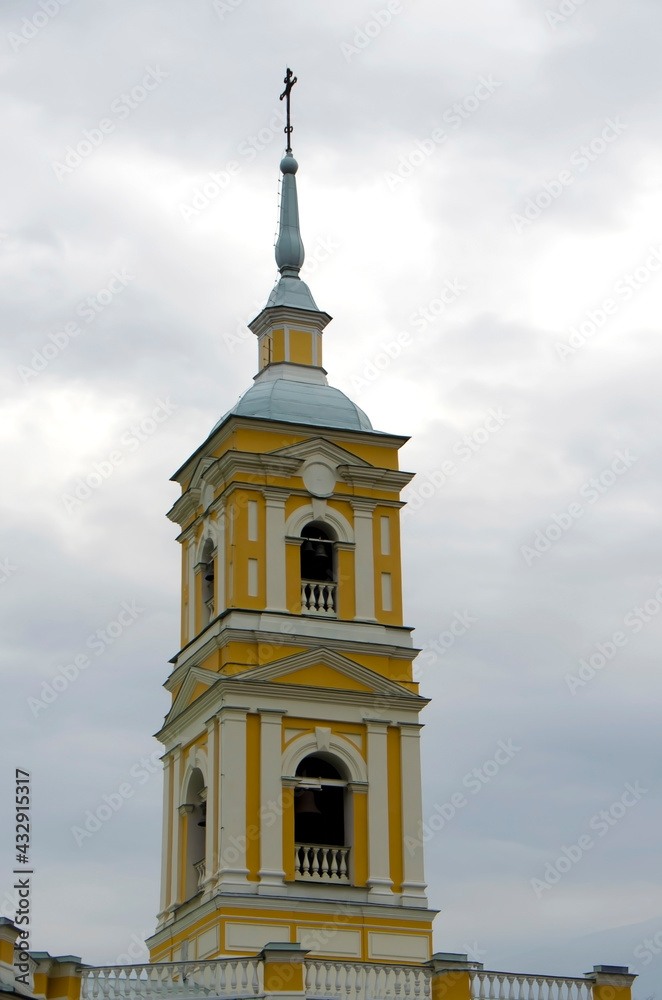Bell Tower of the Elijah Church in St. Petersburg, Russia
