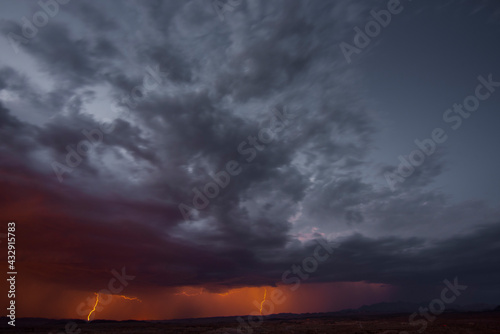 Dark Storm cloud with lightning © John