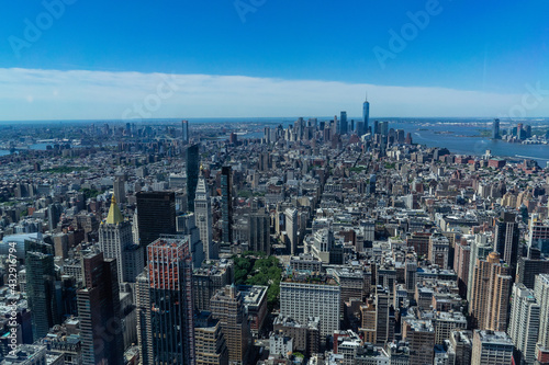 Manhatten New York City vom Empire State Building aus. © Paul