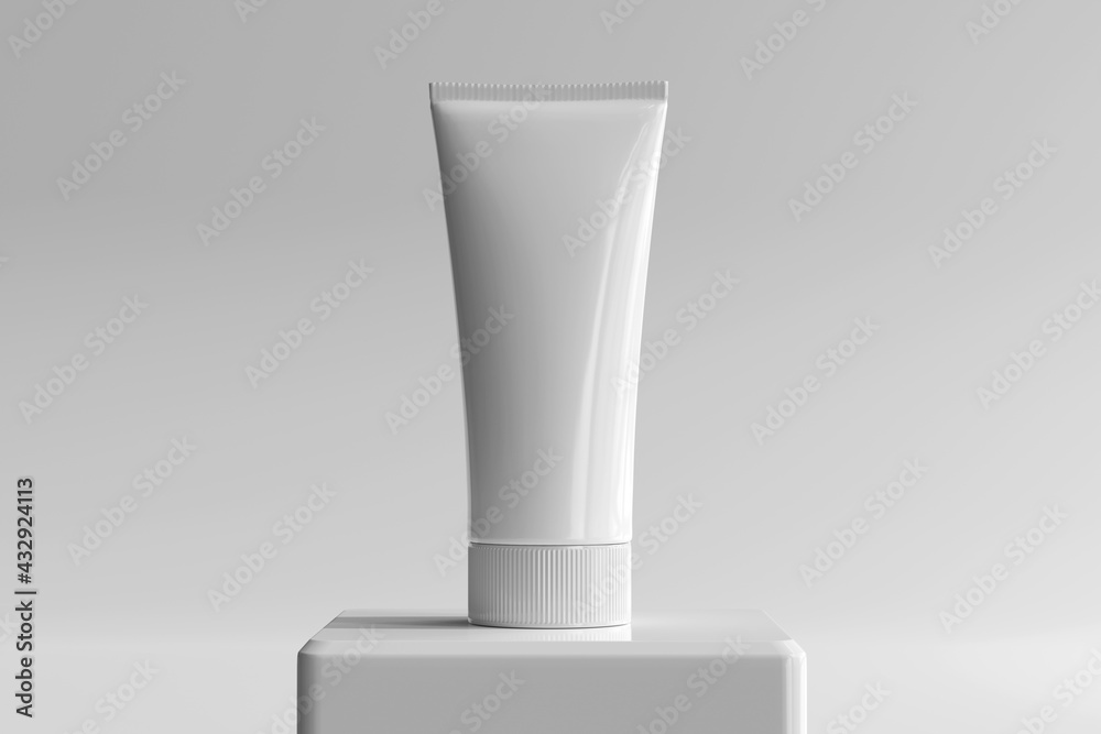 Isolated Cosmetic Cream Tube 3D Rendering Isolated Cosmetic Cream Tube 3D Rendering