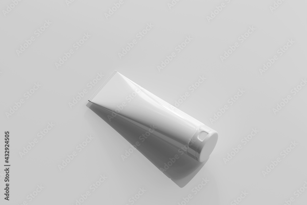 Isolated Cosmetic Cream Tube 3D Rendering Isolated Cosmetic Cream Tube 3D Rendering