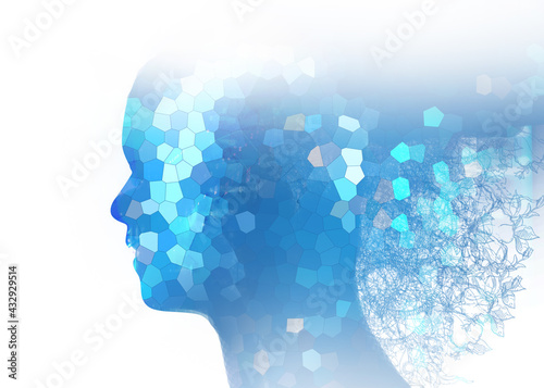 head with background, abstraction, texture, grunge, art, wallpaper, stained glass, bright, illustration, profile, design, old, background, sky, head, patern, stained glass, mazayka, abstraction, minim