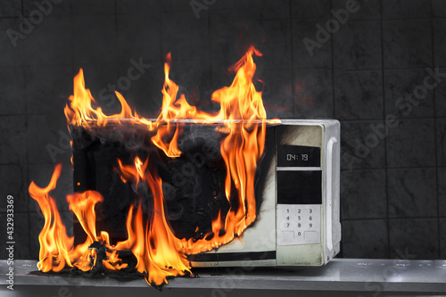 Microwave oven burns, house fire due to improper operation, spontaneous combustion of faulty appliances
