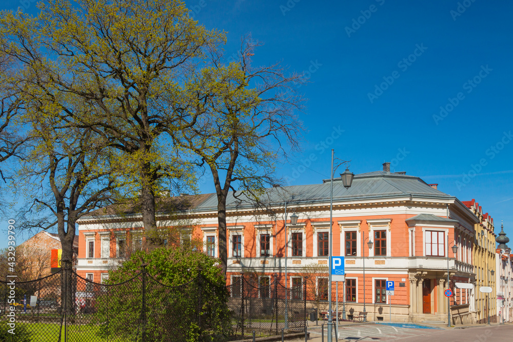 Poland, Malopolska, Wadowice, Slowackiego Street