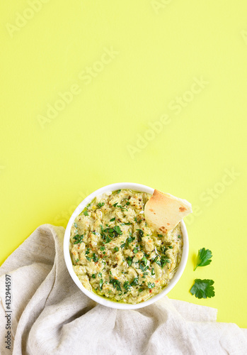 Baba ganoush (roasted eggplant dip)