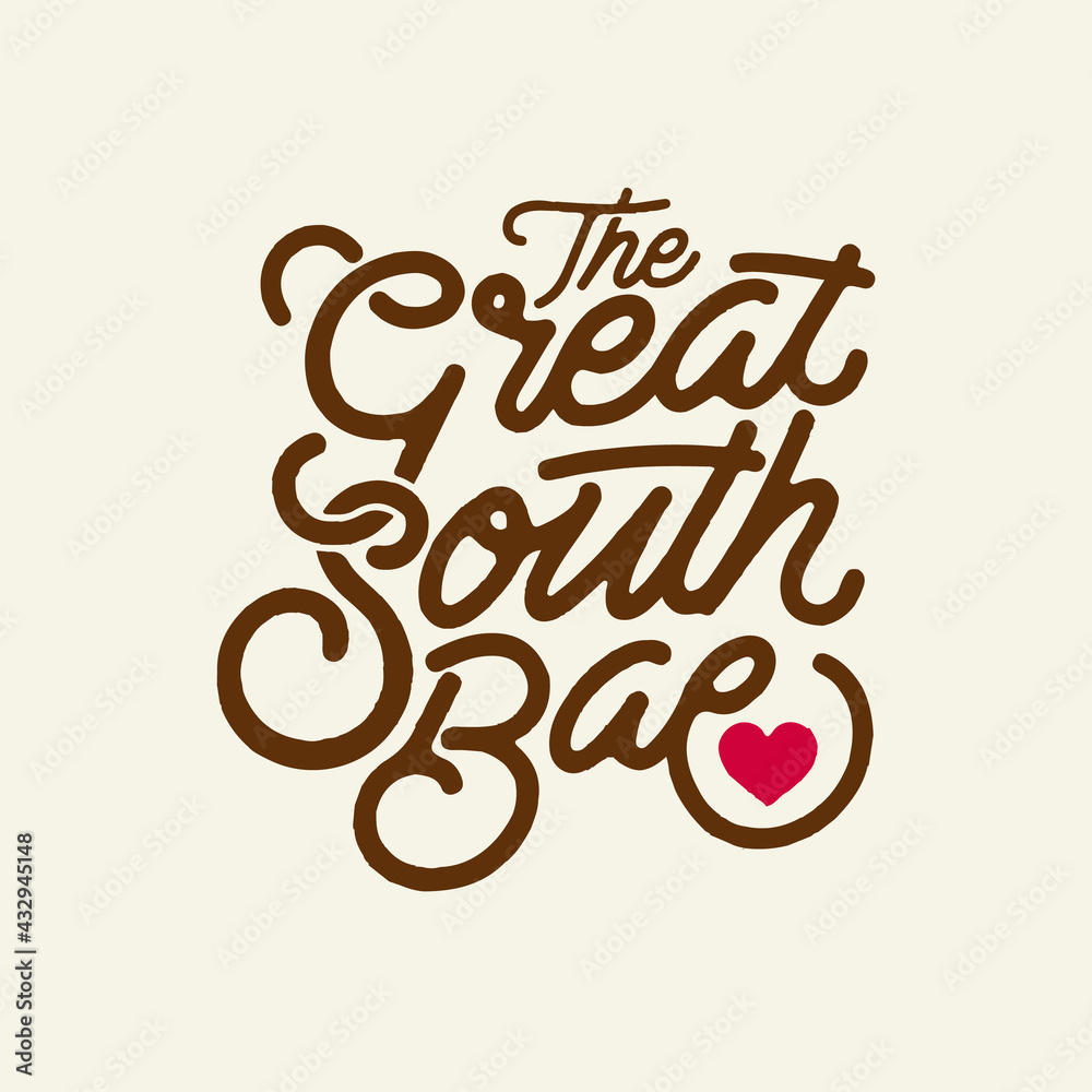 The Great South Bae modern t shirt design The Great South Bae modern t shirt design