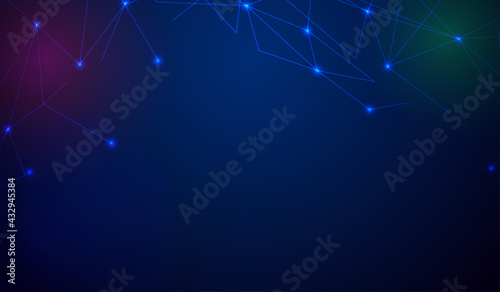 Internet connection abstract sense of science and technology graphic design background. Vector illustration.
