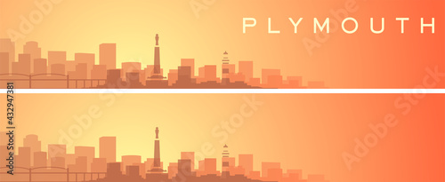 Plymouth Beautiful Skyline Scenery Banner