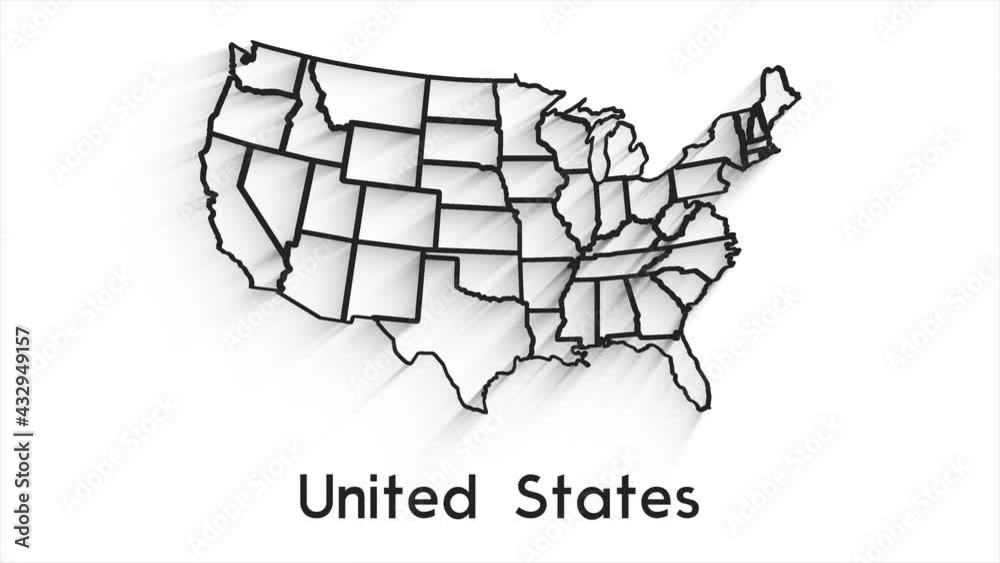 Map Of United States Of America Showing Different States Animated Usa 1000 F 432949157 F0jzWRhHlxQVcMDaHxJu3PjA2UedzbQ5 