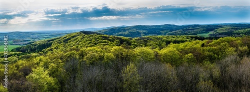 Panorama Teutoburger Wald bei Dissen photo