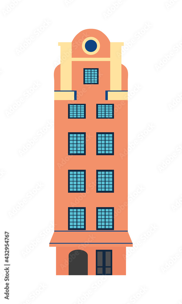 Naklejka premium gamla stan building