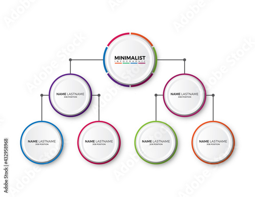 Minimalist Infographic template with main idea and 6 steps or options, workflow, process chart. Colorful Timeline infographics design vector and marketing icons can be used for workflow layout diagram