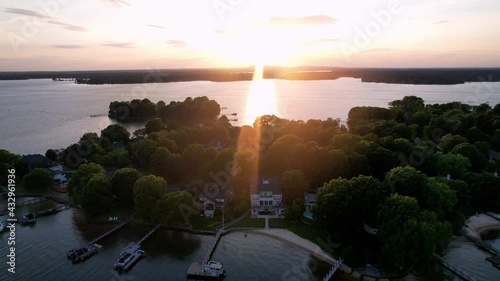 5.4 K Captured Aerial of Lake Norman North Carolina, Lake Norman NC photo