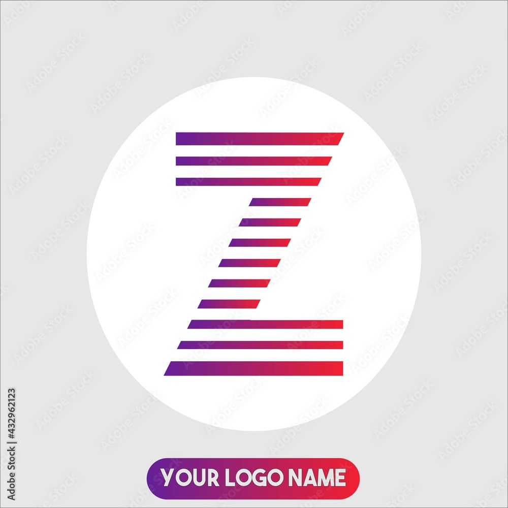 Letter Z logo design with modern concept. Letter Z logo design with modern concept.