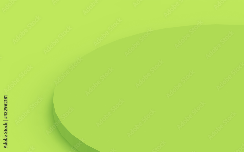 Abstract 3d green color cylinder podium minimal studio background. Abstract 3d green color cylinder podium minimal studio background.