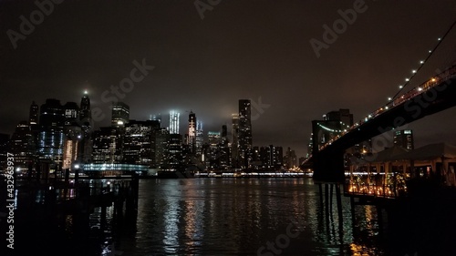 city bridge at night © Nick