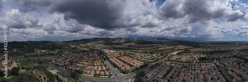 Gorgeous clouds in Orange County, California 
