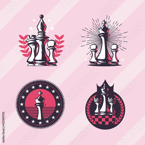 Chess symbol set