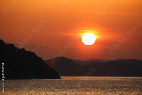 Sunset over Takamatsu Bay, Japan. © SJM 51