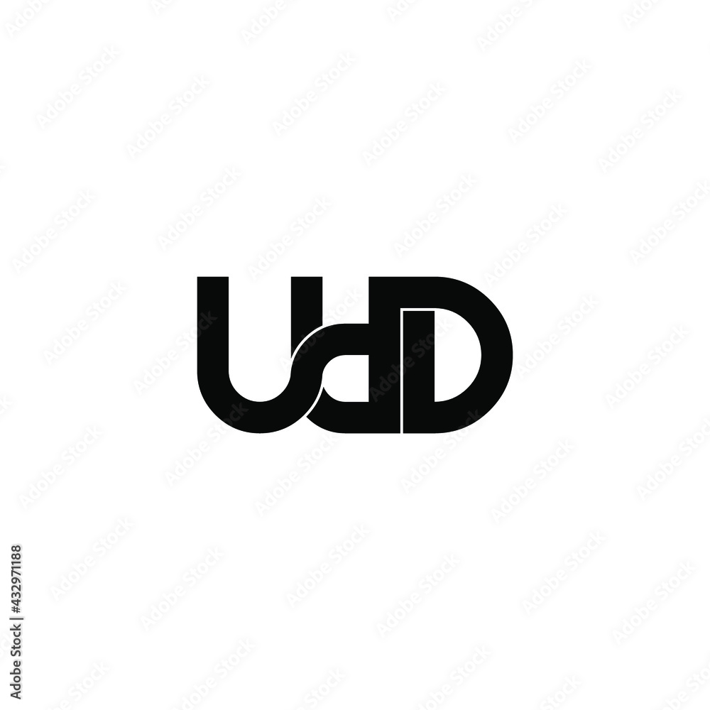 udd letter original monogram logo design udd letter original monogram logo design
