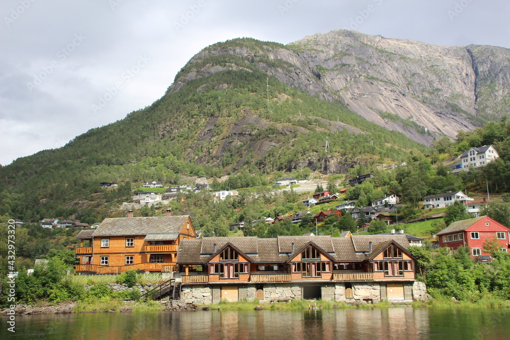 Scene around Eidfjord in Norway.