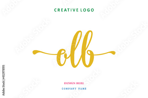 OLB lettering logo is simple, easy to understand and authoritative