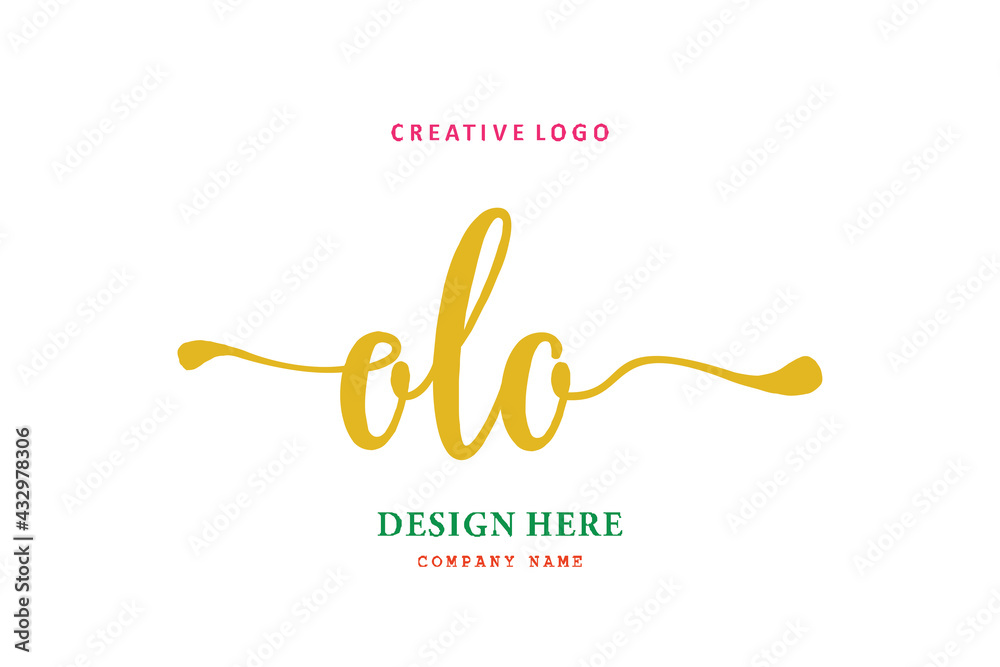 OLO lettering logo is simple, easy to understand and authoritative OLO lettering logo is simple, easy to understand and authoritative