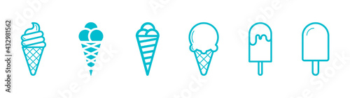 Мороженое сладкое, ice cream, sweet ice cream, children's ice cream stand, blue ice cream