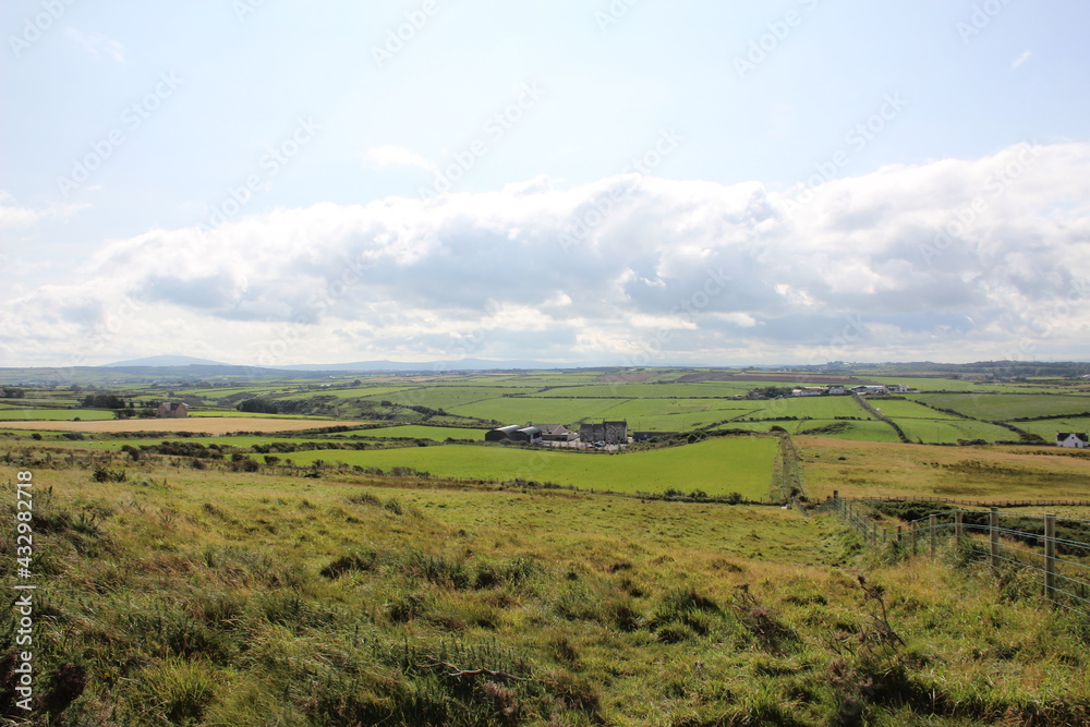 Rural scene in County Antrim, Northern Ireland.