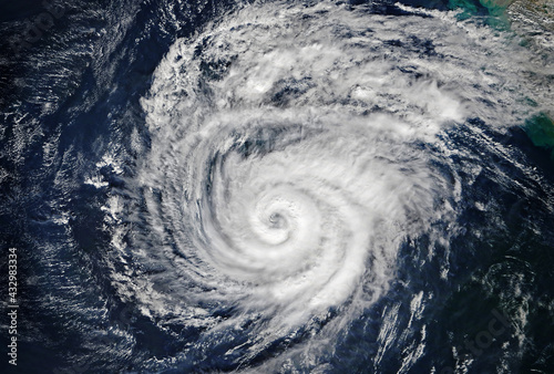 Fotografie, Obraz Super Typhoon, tropical storm, cyclone, hurricane, tornado, over ocean
