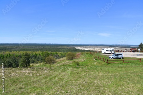 Pustynia Błędowska, park krajobrazowy Orlich Gniazd, w Małopolsce, punkt widokowy Czubatka, photo