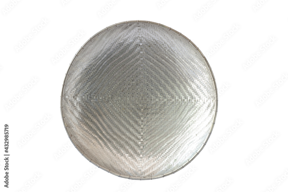 Old empty silver tray isolated on white background with clipping path Old empty silver tray isolated on white background with clipping path