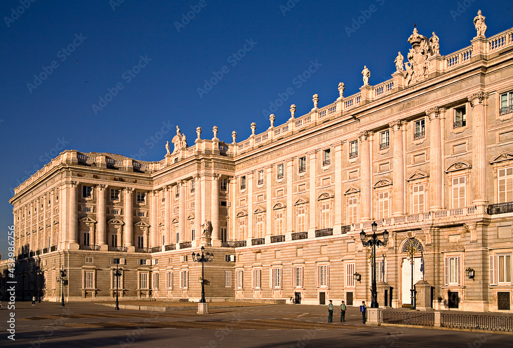 Palacio Royal. Royal Palace in Madrid