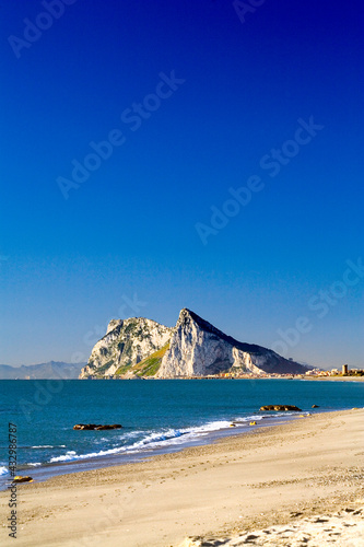 Rock of Gibraltar from the East.