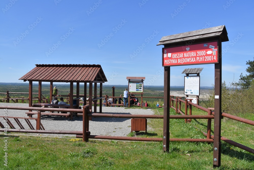 Pustynia Błędowska, park krajobrazowy Orlich Gniazd, w Małopolsce, punkt widokowy Czubatka, Pustynia Błędowska, park krajobrazowy Orlich Gniazd, w Małopolsce, punkt widokowy Czubatka,
