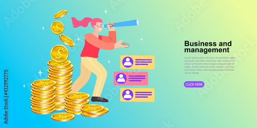 Online money transfer from wallet to smartphone. Capital flow, earning or making money. Financial savings. economy concept. vector design.
