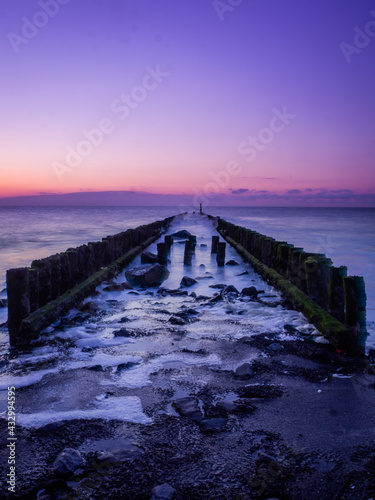 pier at sunset © Rover