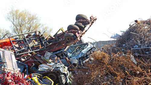 Φωτογραφία Scrapyard, lot of metal