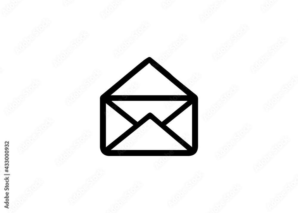 Envelope Email Icon Logo Vector Illustration Envelope Email Icon Logo Vector Illustration
