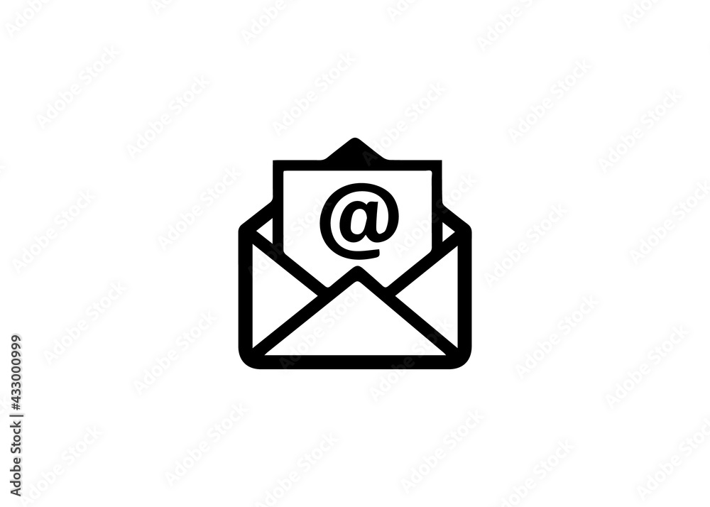 Envelope Email Icon Logo Vector Illustration Envelope Email Icon Logo Vector Illustration