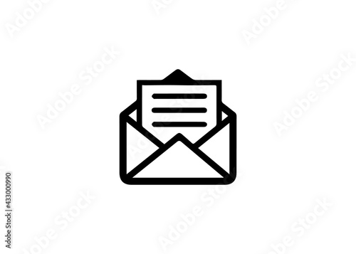 Envelope Email Icon Logo Vector Illustration