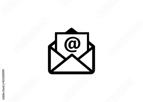 Envelope Email Icon Logo Vector Illustration