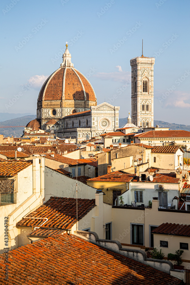 Fototapeta premium Skyline across Florence in Italy