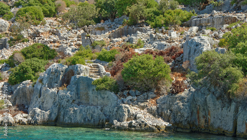  Kekova is an island keeps under water the ruins of 4 ancient cities, that fell into the water in the II century BC as a result of an earthquake © Aleksandr