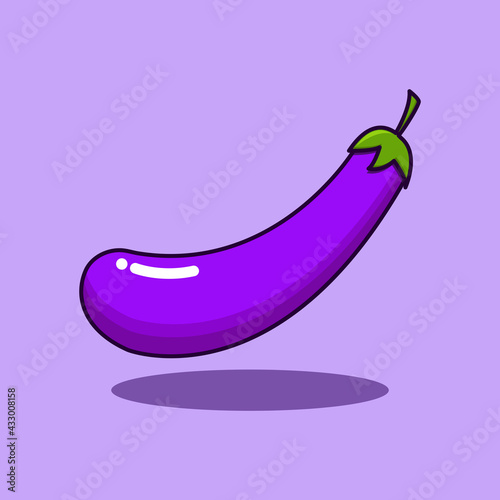 eggplant cartoon icon illustrator