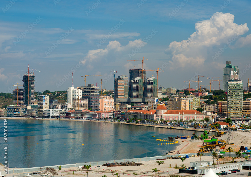 Public Works In Luanda Harbor, Angola Public Works In Luanda Harbor, Angola